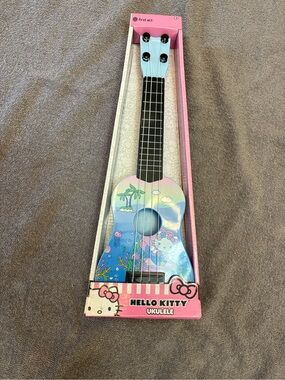 Hello Kitty Blue & Pink Tropical Kids Ukulele